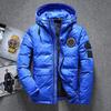 Mens Short Down Jacket Winter Outdoor Warm Hooded Coat Casual Youth Fashion