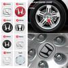 4pcs 58mm 69mm Car Wheel Center Hub Cap Rim Badge Refit Decoration Cover For Honda Civic Fit Jazz Accord HRV City Odyssey CRV