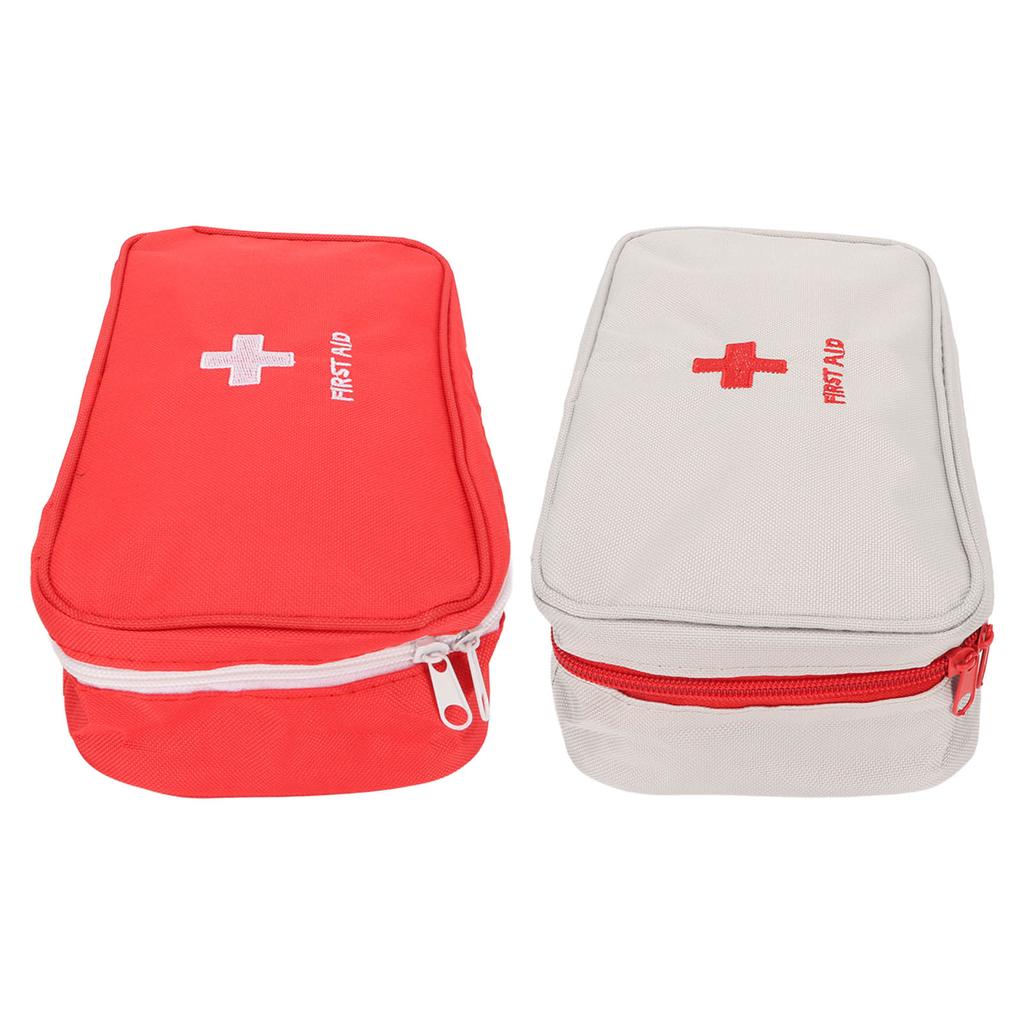 Empty First Aid Bag Waterproof Large Capacity Emergency Medicine Pouch for Outdoor