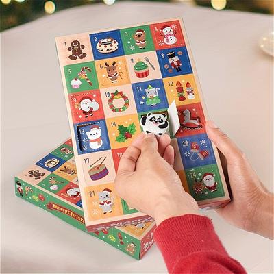 5 Pcs Christmas Blind Box 24 Days Christmas Advent Calendar Empty Box DIY Surprise Gift Box Xmas Gift for Kids (only Box)