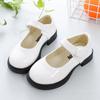Girls Shoes 2024 Autumn Brand New Children Dress Shoes Flats for Wedding Party Dancing Ball Chic Classic Mary Janes Leather Shoe