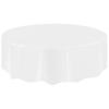 Large Plastic Circular Table Cover Cloth Wipe Clean Party Tablecloth Covers  
