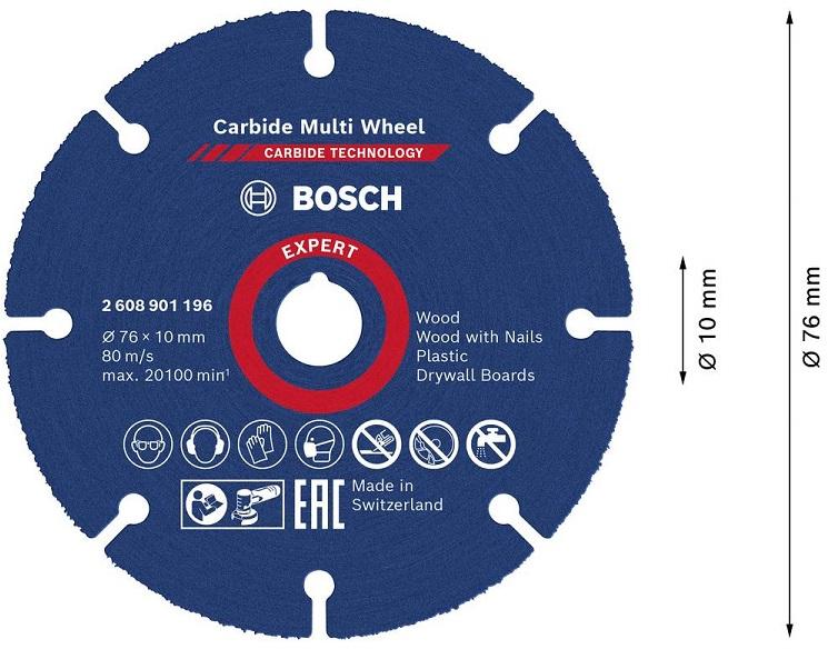 Universal Disc Expert Carbide Multi Wheel Cmw 79*10Mm - B 2608901196