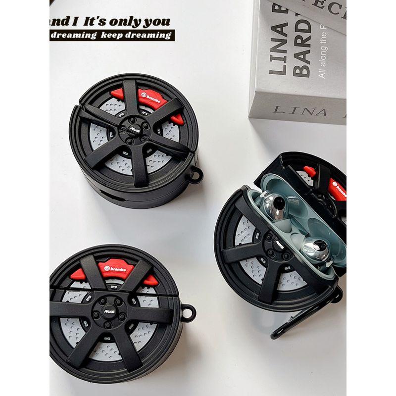 

Крепление на колесо для Huawei Freeclip Защитный чехол для наушников-клипс Новое поступление 6-е поколение Freebudspro4/3 Беспроводной Bluetooth 5i Чехол для наушников Мягкий силикон Huawei freebudspro2/pro2 + Red wheel hub + Hook]