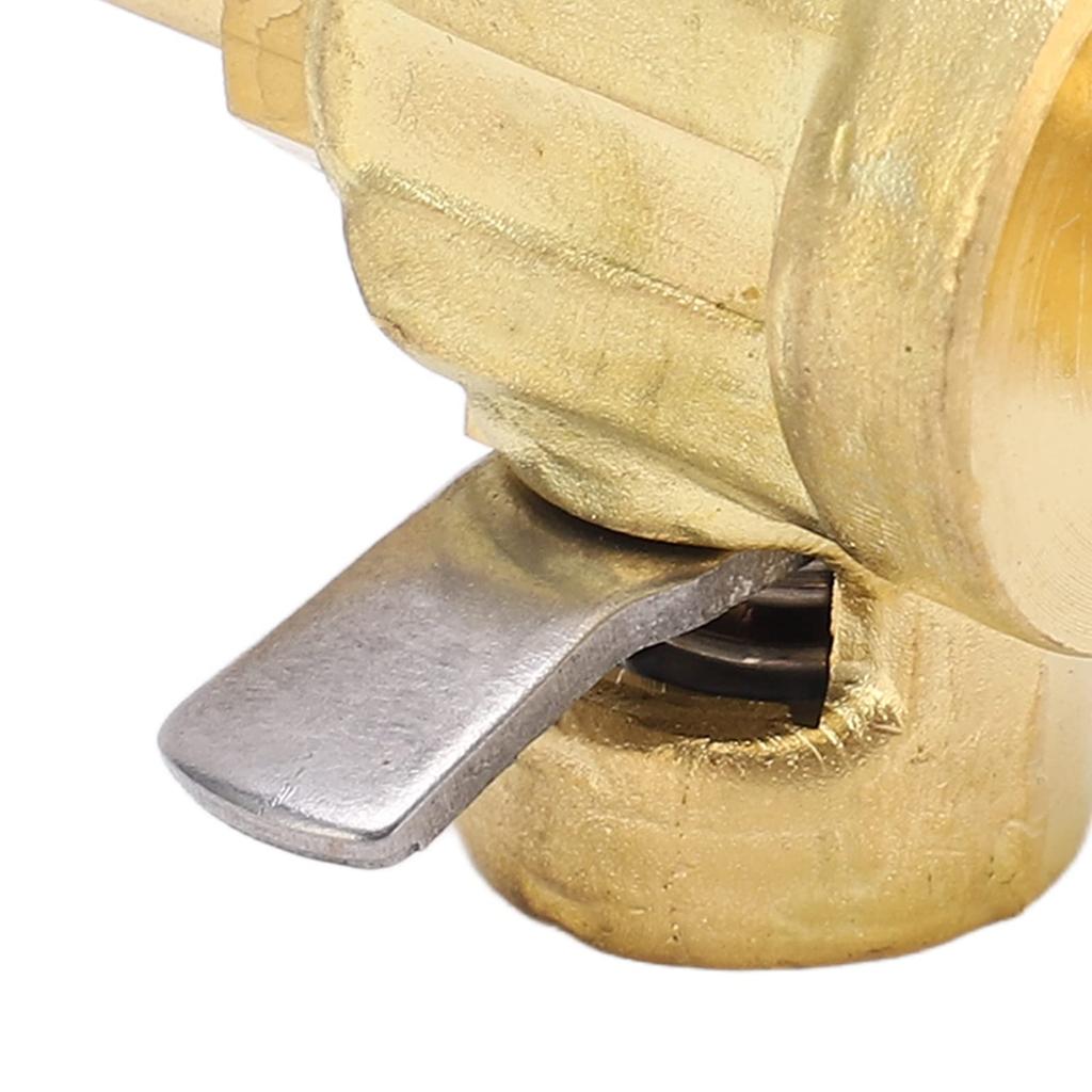 Drain Valve, Stainless Steel Drain Valve with Gasket Lever Clip, F124N FN