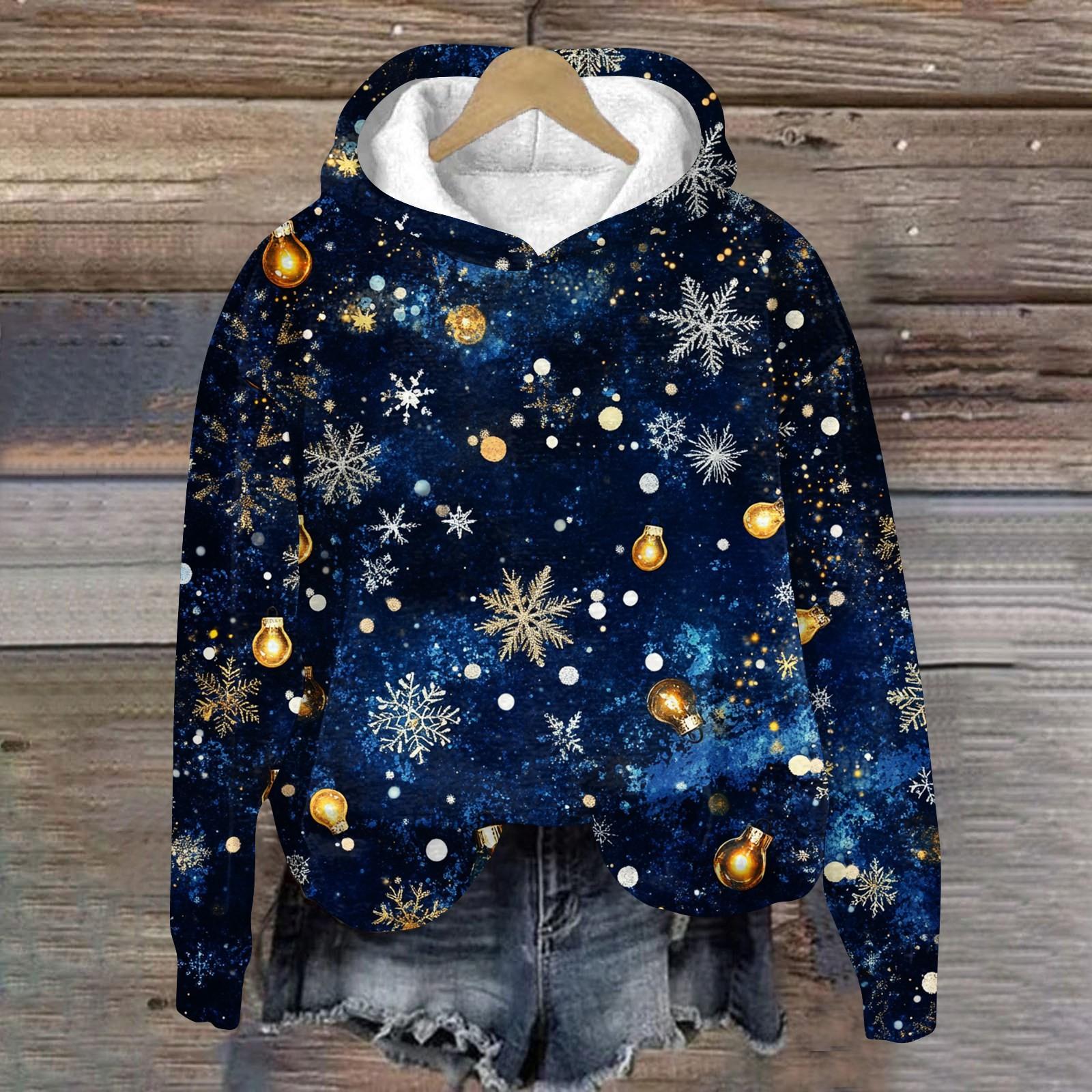 

Жіночі толстовки Світшоти Одяг Для дівчаток-підлітків Повсякденний светр Пуловер Модні щоденні універсальні повсякденні світшоти XL синій