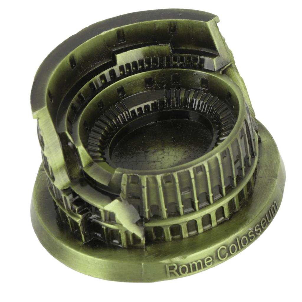 Vintage Roman Colosseum Model Miniature Roman Colosseum Arts Craft Office Home Desktop Decor