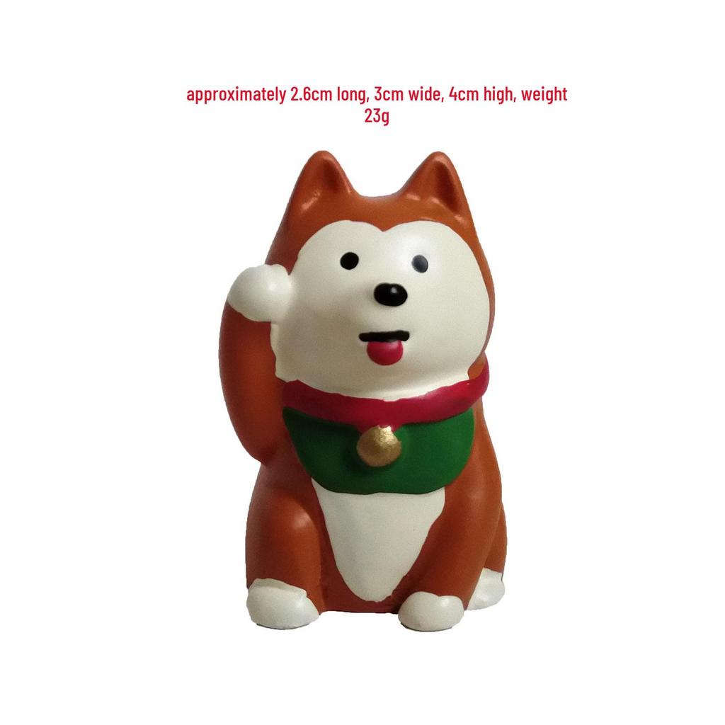 Japanese Style Cat Resin Ornament for Car Console Decoration