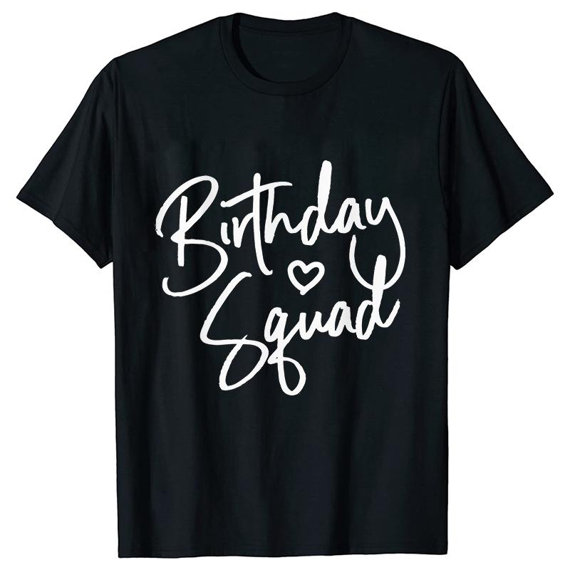 Damenkleidung Kurzarm Print T-Shirts Geburtstagsteam Grafik Reise Damen Oberteile T-Shirt Tee T-Shirt Beste Freunde T-Shirts