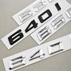 3D ABS Car Letters Logo 630i 640i 650i Badge Sticker Rear Trunk Emblem Decals For BMW 6 Series 630i 640i 650i Car Tail Marking