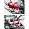 For Suzuki DL650 V-Strom 650 DL 650 VStrom 650 VStrom650 Motorcycle Handlebar Heightening Riser Bar Clamp Mount Fits(Color:22mm Black6)