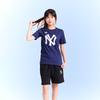 Nike MLB Collaboration Simple Comfortable Crew Neck Short Sleeve T-Shirt Kids Tops Navy-Blue 3Z3B7NMHD-NYY