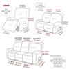 1/2/3 Seater Recliner Sofa Cover Elastic Jacquard Armchair Chair Cover for Living Room Cheap Relax Slipcover Protector