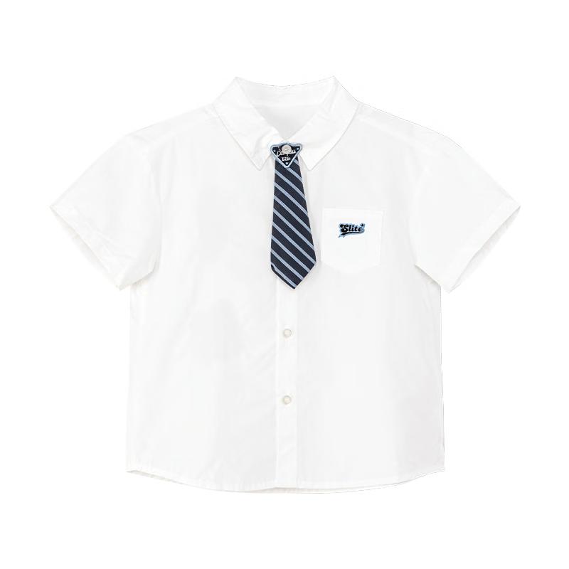 Boy s Summer Academy Short-Sleeve Shirt Set 140 белый