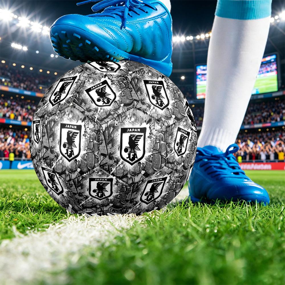 Japan Football Printed Size 5 Soccer Ball Wear Resistant Standard Adult Training Football Fan Gift for Indoor Outdoor Match Sports