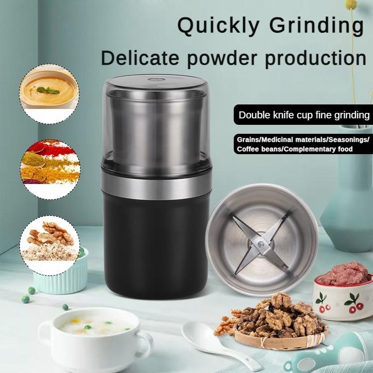 Haushaltskleiner elektrischer Mahlwerk Multifunktional Leichtes Mahlwerk Kaffeebohnen Körner und Diverse Körner Fein gemahlenes Pulver Mixer 100*192mm