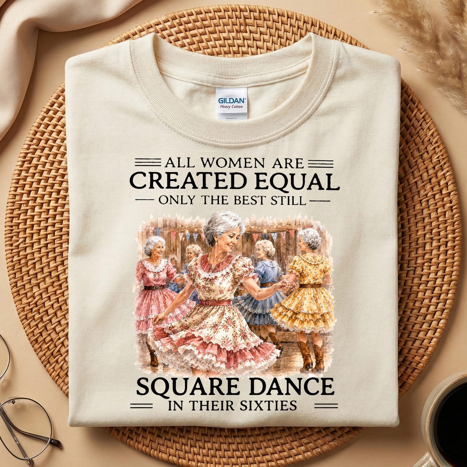 60th Square Dance Birthday Shirt, Only The Best Do Square Dance In Their Sixties Shirt, Grandma Dancing Shirt, Dancer Gift Tee XL