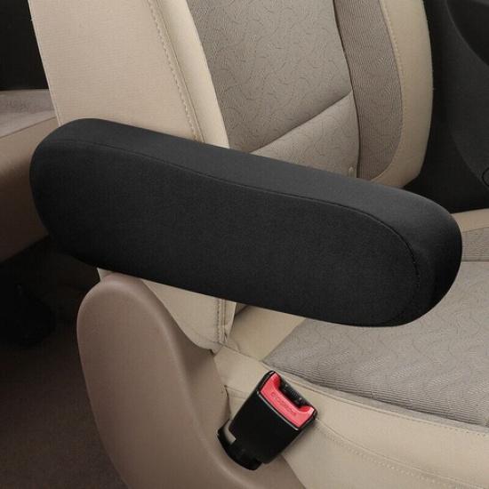 Elastic Armrest Cover For Car Auto Truck SUV Vans Interior Decor Pair чёрный