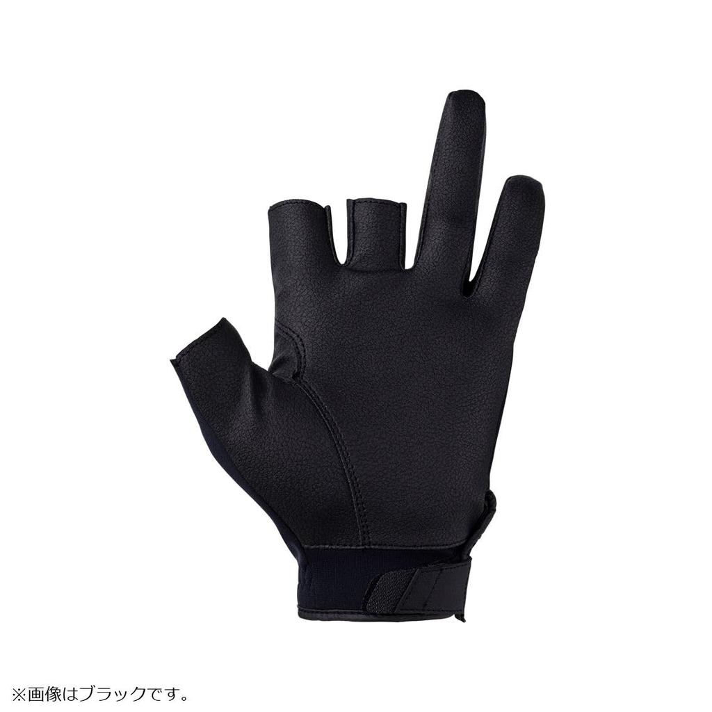 Daiwa Cold Weather Light Grip Fishing (DAIWA) Gloves, 3-Piece Cut, DG-6223W, Red, Large,