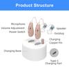 EN-T100B Earback Hearing Aid for the Elderly Portable Rechargeable