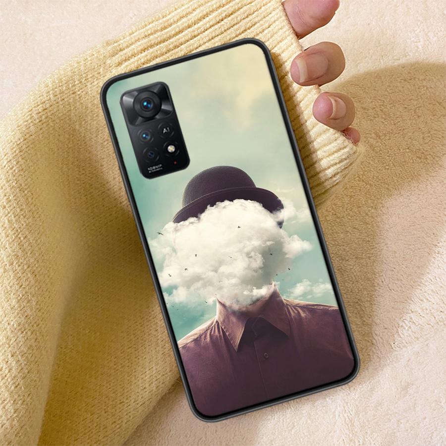 

Rene Magritte Phone Case For Redmi Note 13 14 15 Pro Plus 12 13C 12C 15C 9 10 10C 9T 9C 9A TPU Soft Cover Clear Cell Cases Shock Redmi Note 14 5G