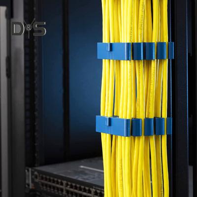 Ağ Kablosu Düzenleyici 24 Yuva Ağır Hizmet Tipi Ethernet Kablosu Düzenleme Araçları Cat 5 Cat 6 Kablo Tutucu Yönetim Rafı