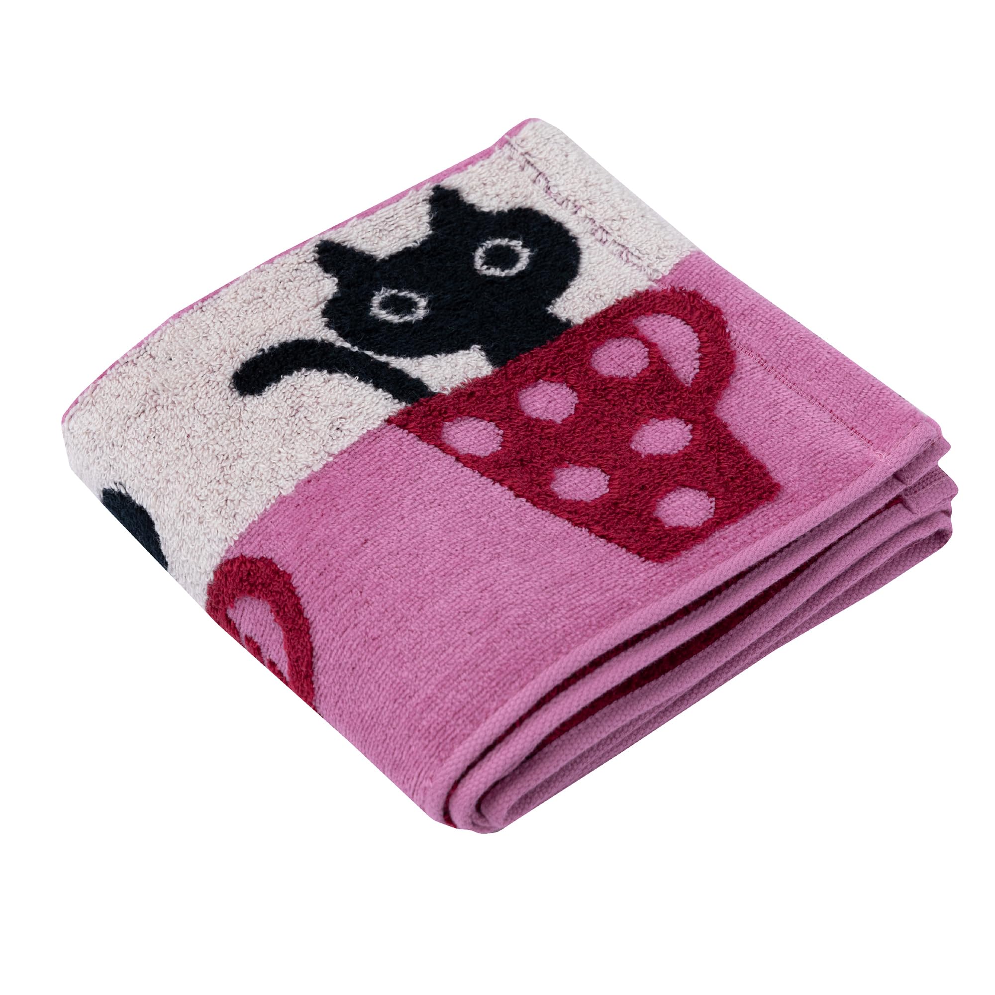 

Nishikawa Atsuko Matano Face Soft Untwisted Yarn for a Plush Cup Made in TT23184641 Towel, 34x75cm, Washable, 100% Cotton, Fluffy, Finish, Shirring, розовый