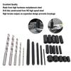 High Hardness Steel Easy Out Broken Bolt Extractor Kit Screw Extractor Set with Storage Case Damaged Screw Extractor Set