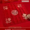 Wedding Blessing Blanket: Bridal Bed Decor, Happy Cushion, Noble Birth Symbol, Dowry Gift, Mai Taibao.