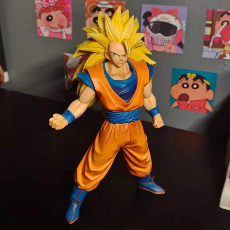 27cm Drogan Boll Z Son Gocool Ssj3 Figure Super Saiyan 3 Gocool Action Figures Pvc Statue Collection Model Toys For Children Gifts