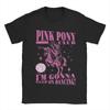 Chappell Roan Pink Pony Club 100 Cotton T-Shirt For Men Summer  Vintage T-Shirts Crewneck Hippie Tees Oversize Pattern Tops
