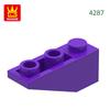 Non-Toxic 96Pcs/Lot 4287 1X3 Sloping Reverse Builing Block Moc Accessories Compatible With Slanted Brick Diy Children'S Toy Gift Box