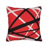 Evh Stripes Van Halen Red Design Pillow Case Soft Pillow Cover Kawaii Pillowcases For Couch Sofa Bedroom