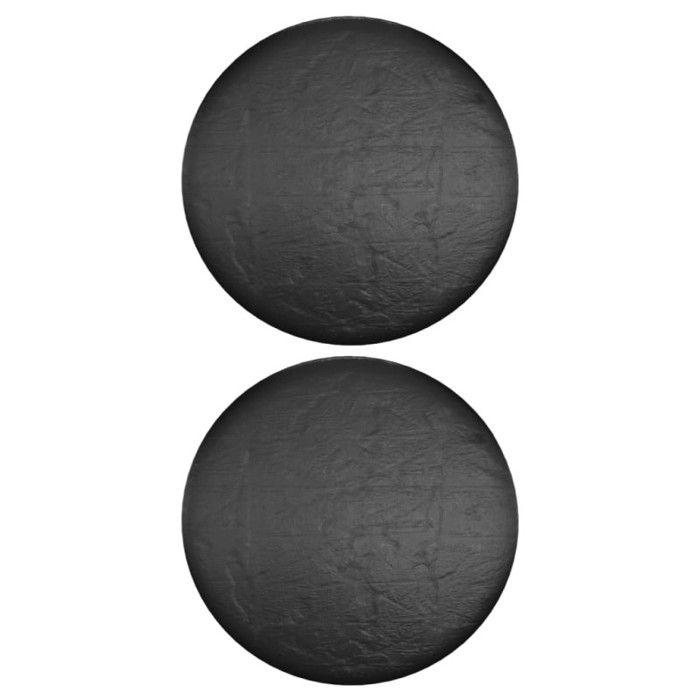 VidaXL Garden Furniture Covers 2 Pcs 10 Eyelets Ø230x90 Cm Round 3155353