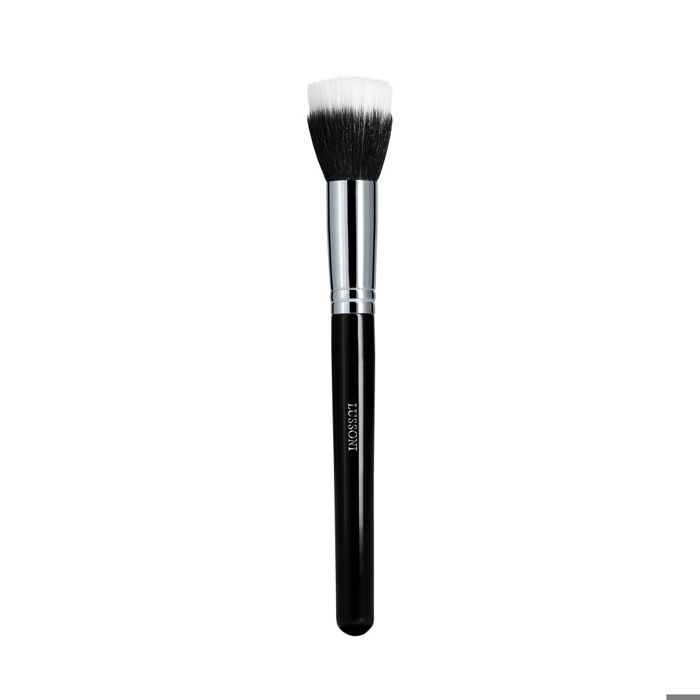 Pinceau pour fond de teint - Lussoni - Make Up Pro 100 - Poils naturels - Ergonomique - Facile à nettoyer