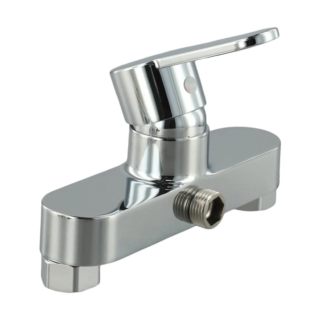 Elegant Shower Zinc Alloy Faucet Bathroom Faucet Abrasion Resistant Cartridge Compact Size Elegant Bathroom Decor