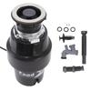 76336A Kitchen Food Garbage Disposal Food Residue Crusher Sewer Rubbish Disposal Crusher US 110V