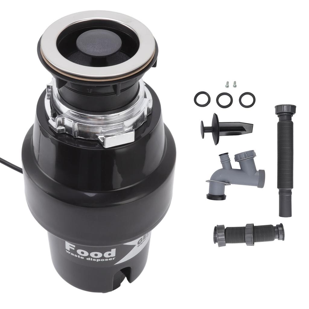 76336A Kitchen Food Garbage Disposal Food Residue Crusher Sewer Rubbish Disposal Crusher US 110V