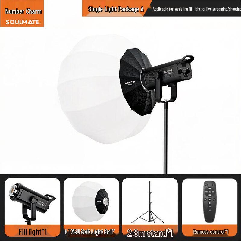 SOULMATE E300Bi Max DMX Bi-Color COB Video Light Kit
