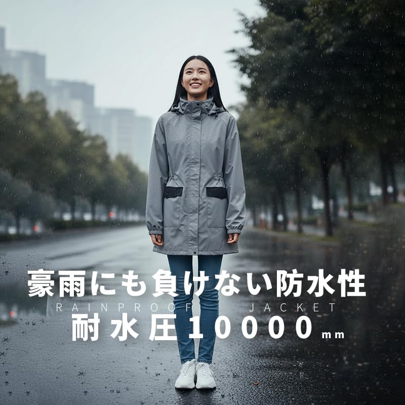 Breathable Mountain Outdoor Typhoon and Rainy Season Women's Raincoat, Windbreaker, Lightweight, Waterproof, Parka, Women's, Hiking, Rainwear, Golf,