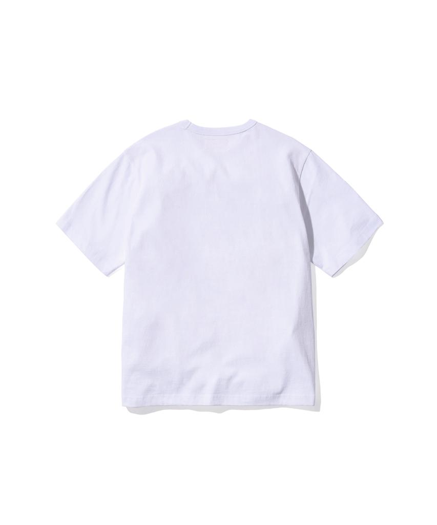 AECA Clover Flower Half Sleeve Tee-White