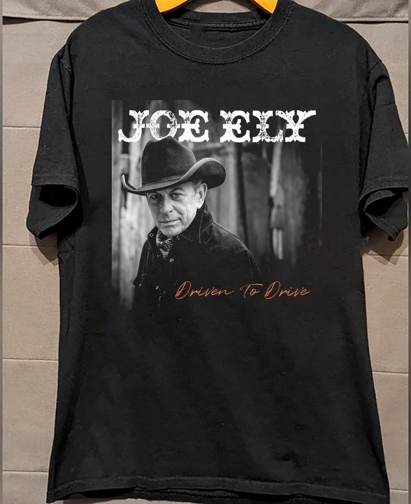 

Joe Ely - Driven To Drive Black Cotton Shirt All size S-5XL BS644 Unisex T-Shirt XL