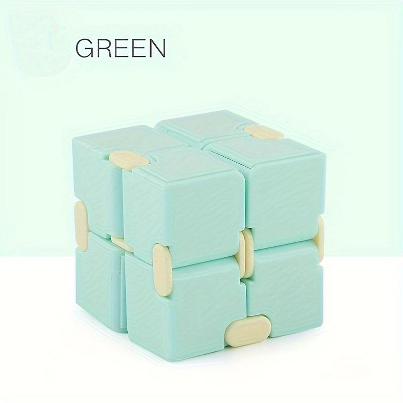 Macaron Color Series Multicolor Infinity Cube Toy, Abs Resin Magic Cube For Anxiety Reduction, Assorted Colors