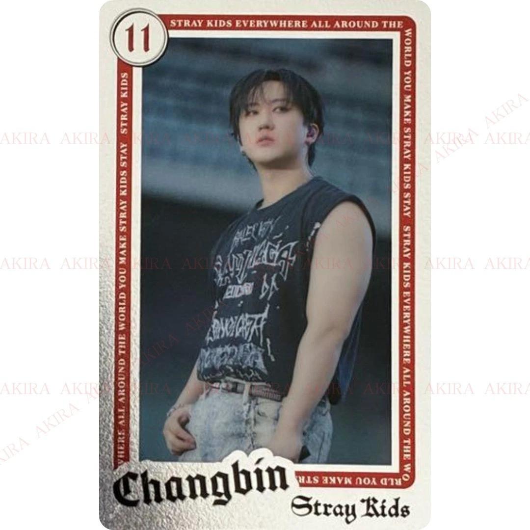 STRAY KIDS Мировой тур dominATE JAPAN ECOPA ЖИВАЯ ФОТОКАРТОЧКА ОФИЦИАЛЬНАЯ CHANGBIN #1