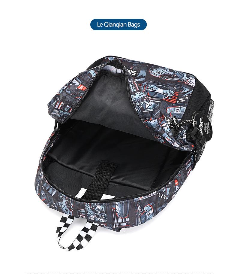 Australia Smiggle Sports Car Backpack: Spine Protection, Load Reduction, Large Capacity for Grades 4-6 Elementary Students.