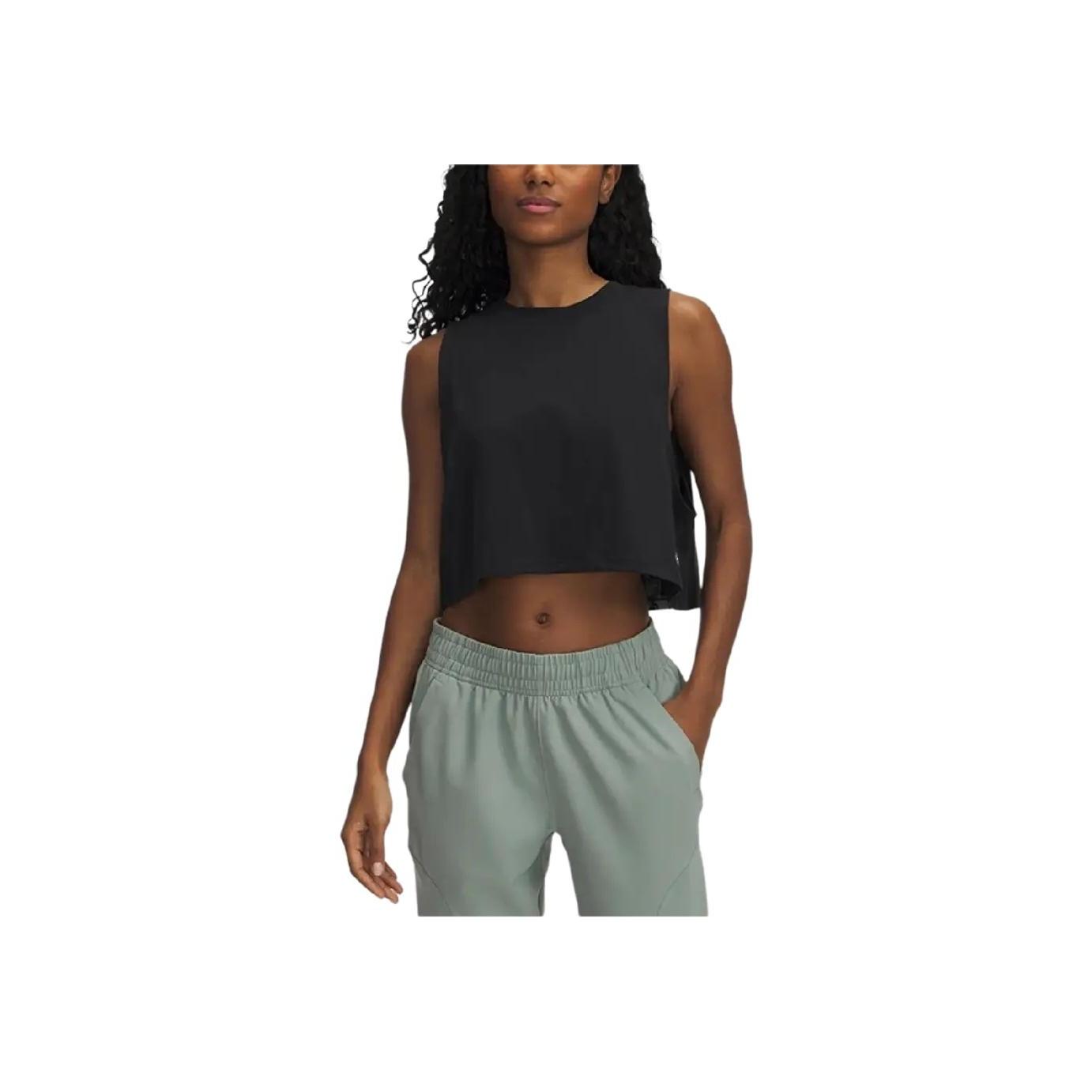 

Under Armour Спортивная майка без рукавов Script Slim Fit, удобная, женские топы, черный 1390339-001 S