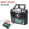 FLYSKY FS-i6 I6 Transmitter 2.4G 6CH Radio Remote Controller With iA6 iA6B X6B A8S R6B iA10B FS2A Receiver for RC Drone Airplane