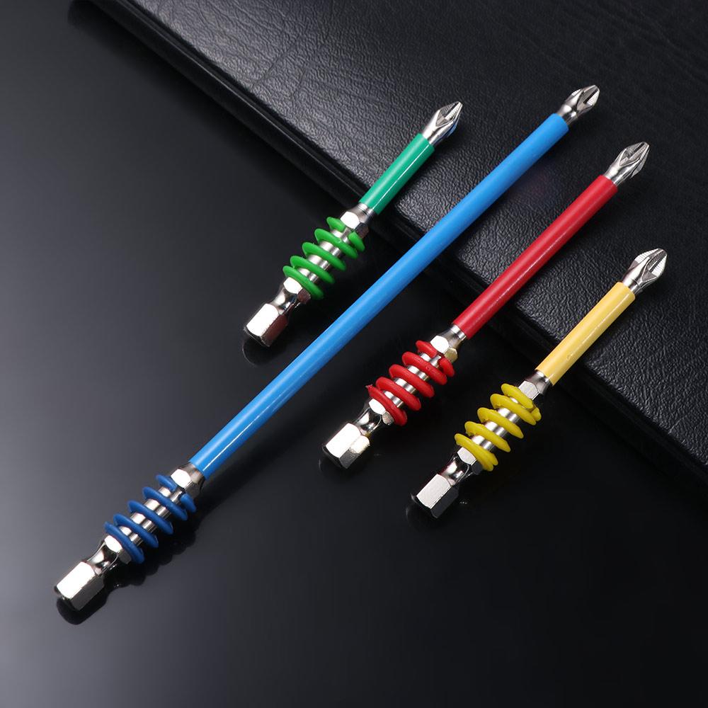 Magnetic Spring Screwdriver Bit With Spring Impact Batch Head  For Household Technician Work