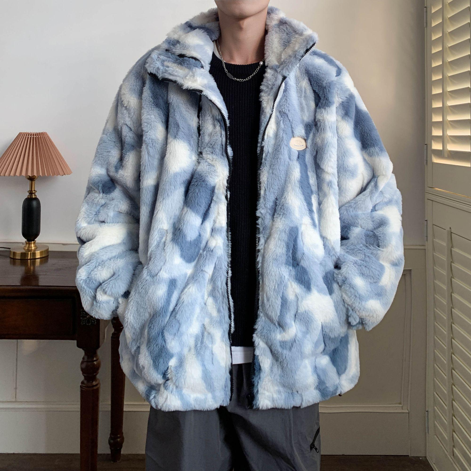 Plus Size Plush Thickened Jacket -