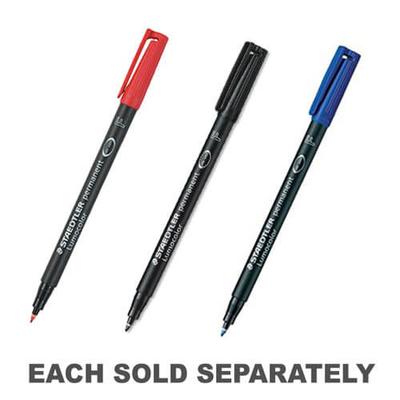 Staedtler Lumocolor 0.6mm Fine Permanent Pen 10pcs